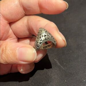 Thai Silver scroll Ring